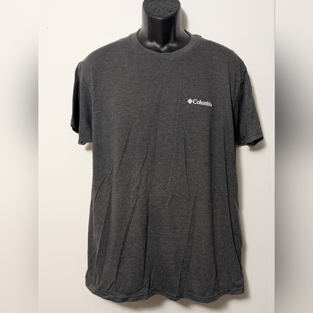 Men's Columbia Outdoor Gray Graphic T-shirt Size Large